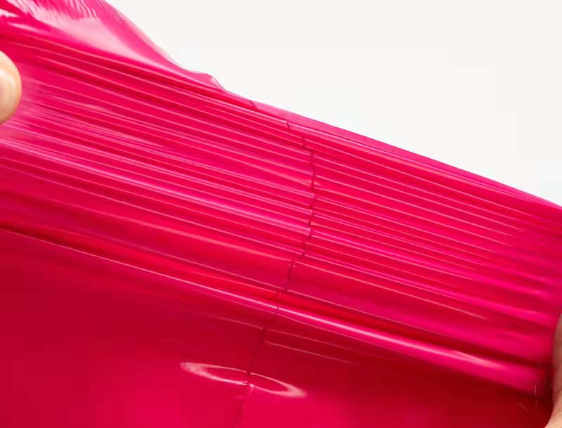 抚顺玫红色快递袋-05